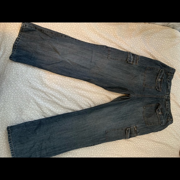 Blue Cargo jeans size 15 - Picture 2 of 3